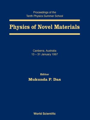 cover image of Physics of Novel Materials: Proceedings of the 10th Physics Summer School